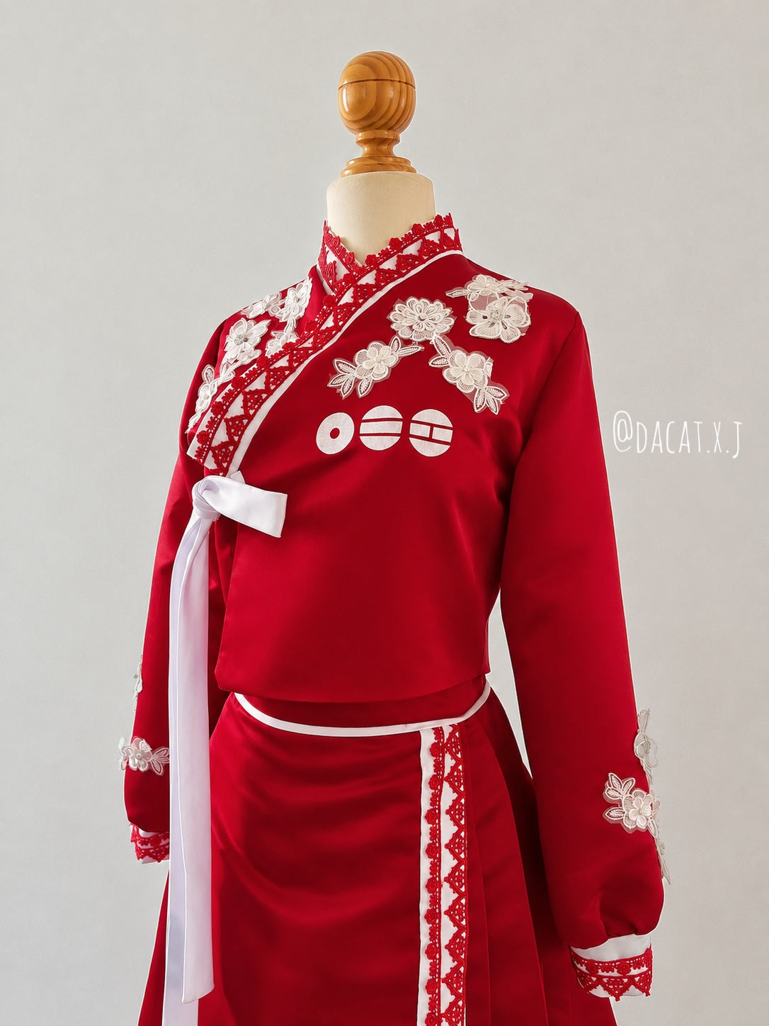 Hanbok moderno floreado