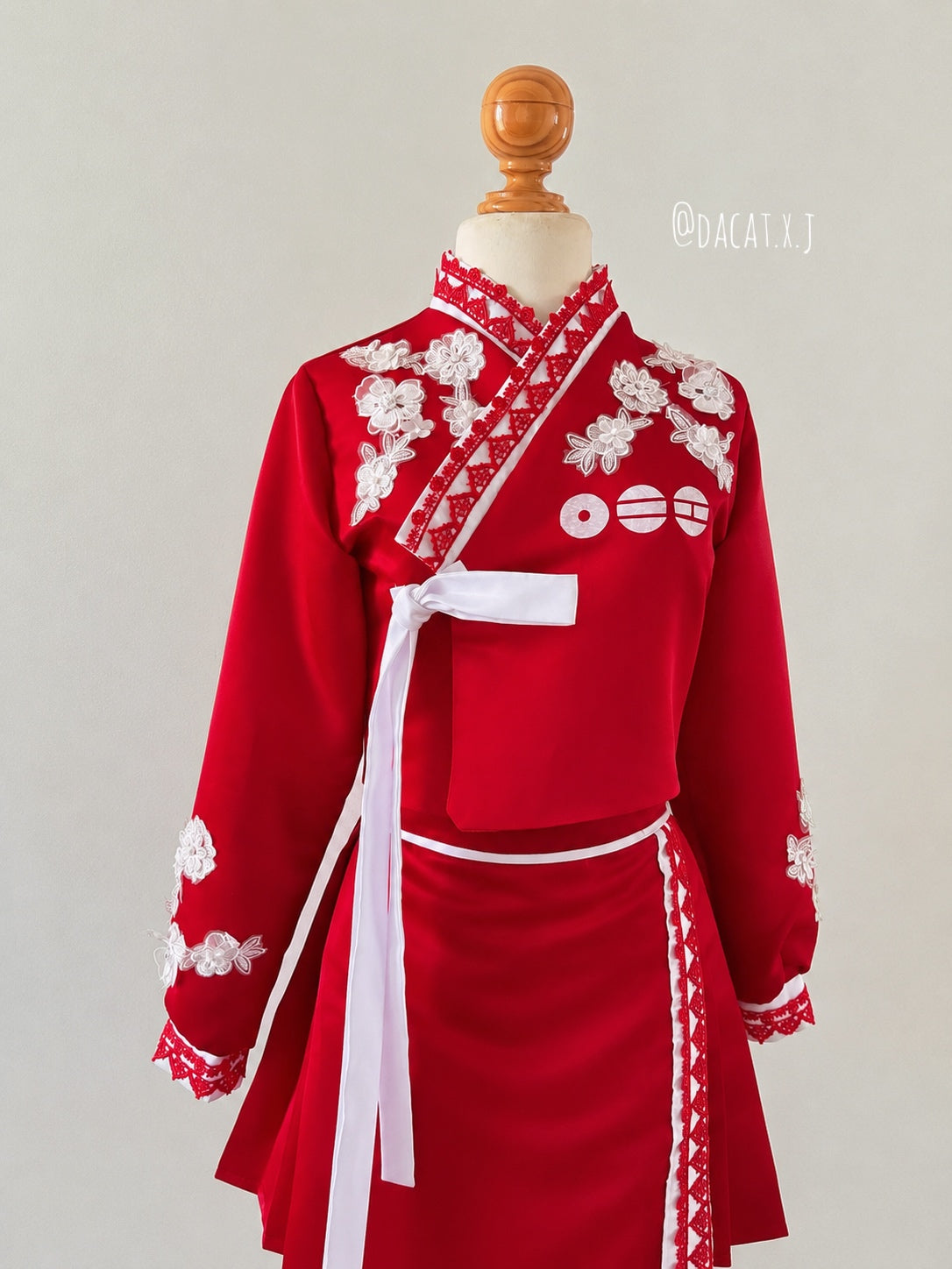 Hanbok moderno floreado